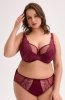 Gaia BSM 1313 Jovana Maxi bordowy biustonosz semi soft  